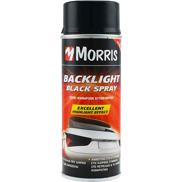 CAR LAMP SPRAY 35392 BLACK MATT morris backlight black spray