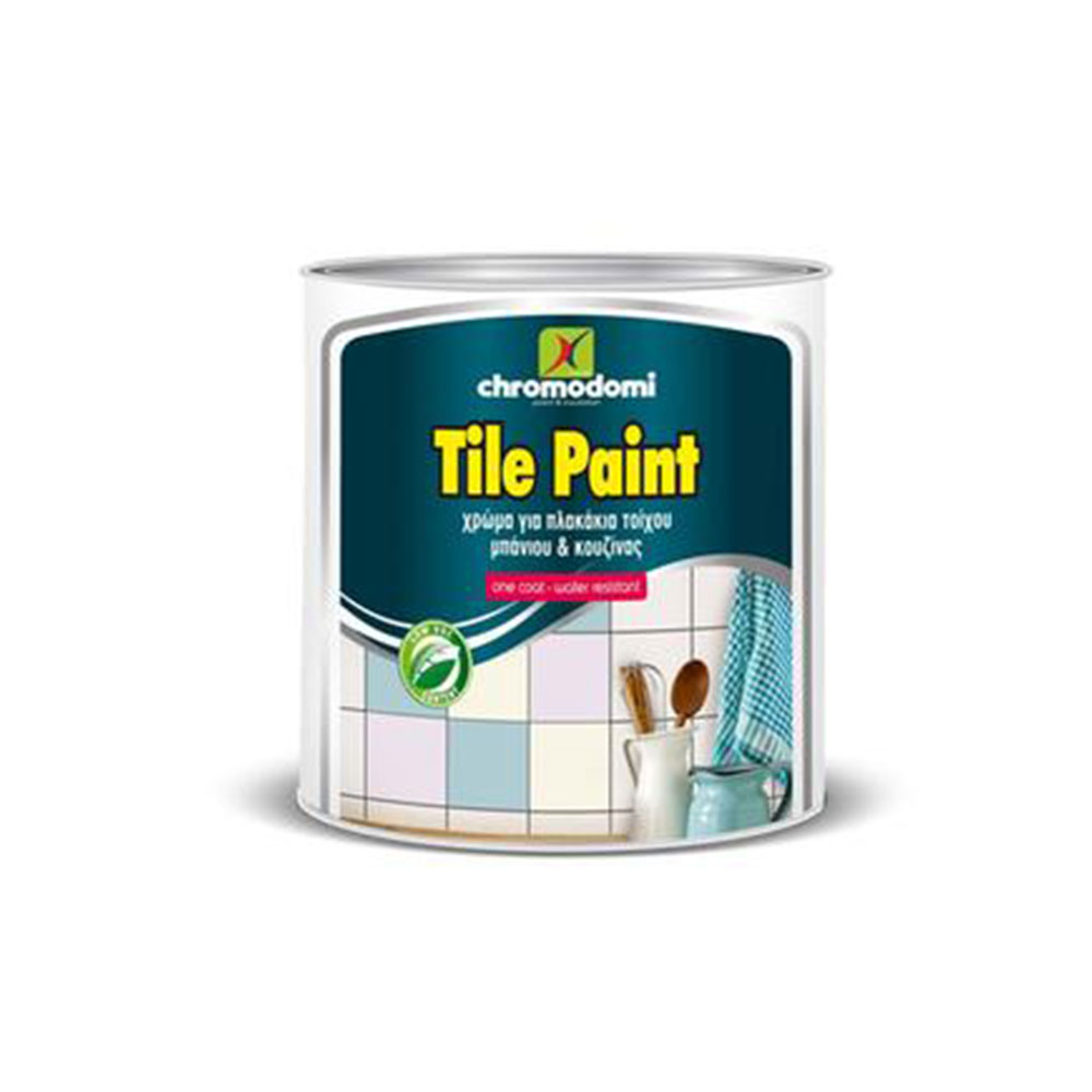 TILE PAINT (χρώμα για πλακάκια τοίχου μπάνιου & κουζίνας) ΛΕΥΚΟ