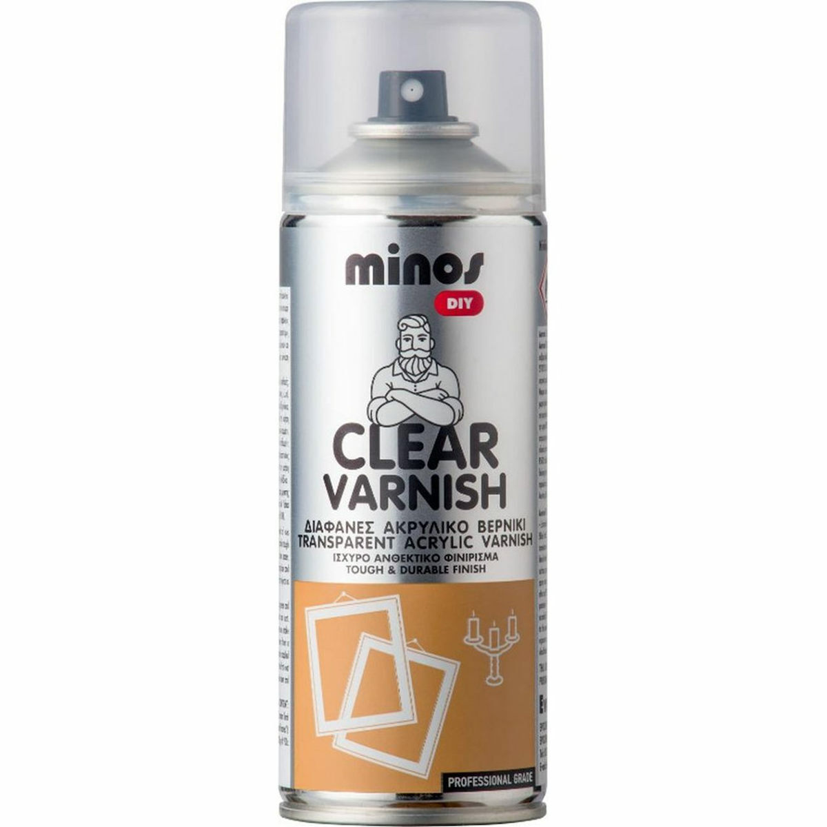 MINOS CLEAR VARNISH SPRAY ΜΑΤΤ Αναγνώστου